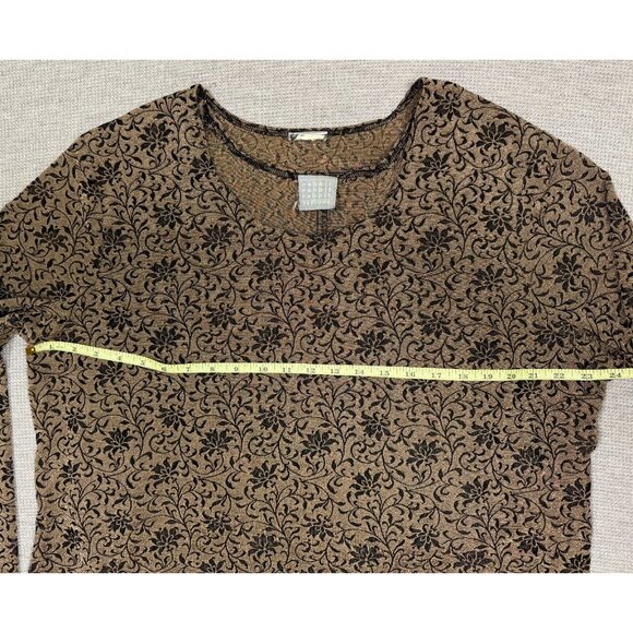 Rabbit Designs Floral 2-Piece Dress Set Size 20W VTG USA Sleeveless Long Sleeve - Picture 11 of 16